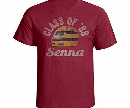 Tee Spirit Ayrton Senna Mens Motor Racing Legend T-Shirt [Apparel] [Apparel] [Apparel]